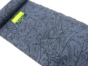 アンティーク　草花模様　着尺反物